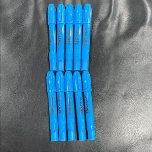 Sharpie Gel Blue Stick Highlighters- Pack of 10 New